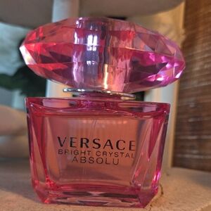 Versace Bright Crystal Absolu Eau de Parfum - Pink Glass Bottle